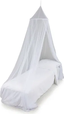 Zdjęcie produktu dla Moskitiera Deconet MED Rondo, pierścień górny 45cm, obwód 9 metrów, wys. 220cm, biała, 1-2 osoby