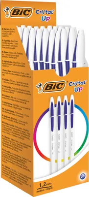 Produktbild von BIC Kugelschreiber Cristal Up Strichfarbe: blau 20 Stück