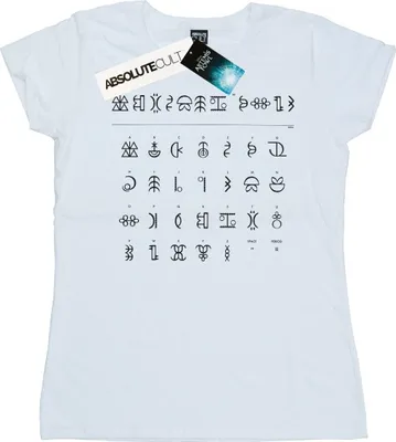 Produktbild von Disney - "Gnommish Alphabet" T-Shirt für Damen BI8590 (S) (Weiß)