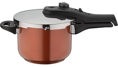Obrázek produktu pro Tlakový hrnec GSW RAPID, Ø 18 cm, 3,2 l, nerezová ocel, vhodný na indukci, bronz