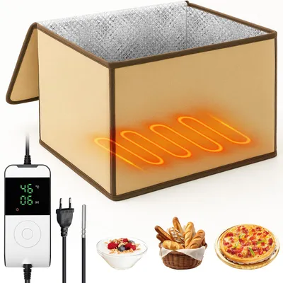 Productafbeelding van Brot Gärbox Sauerteig – Elektrische gistbox met temperatuur- en timerbediening, opvouwbaar ontwerp