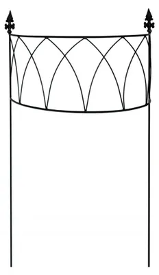 Produktbild von Halbrankgitter aus Metall ca. 100 cm Höhe für Pflanzen im Garten