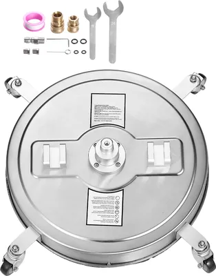 Produktbild von SucceBuy 22" Hochdruckreiniger-Oberflächenreiniger mit Rädern, Doppelgriff, 4000 PSI Max