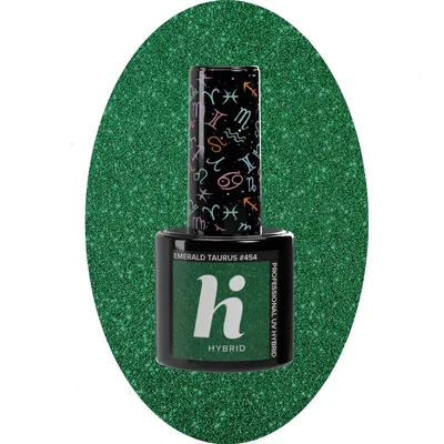 Produktbild von Hi Hybrid Zodiac Hybrid-Lack Nr. 454 Smaragd Stier 5ml