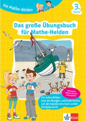 Produktbild von Klett Die Mathe-Helden: Das große Übungsbuch für Mathe-Helden 3. Klasse