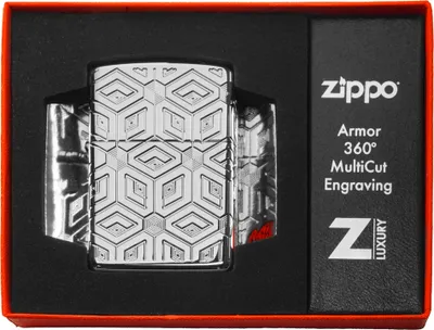 Produktbild von Zippo Feuerzeug Full Boxes Design Armor Edition, Benzin