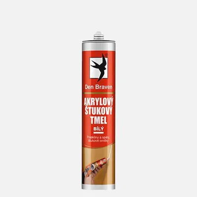 Obrázek produktu pro Den Braven - Akrylový štukový tmel, kartuše 310 ml, bílá