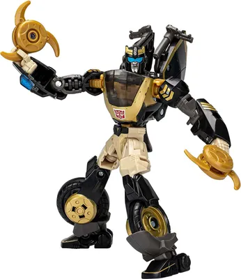 Image de Hasbro, Transformers Legacy Evolution Prowl Robot articulé et accessoires de combat, Coloré
