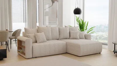 Obrázok produktu pre Rohová sedacia súprava WINONA - béžová