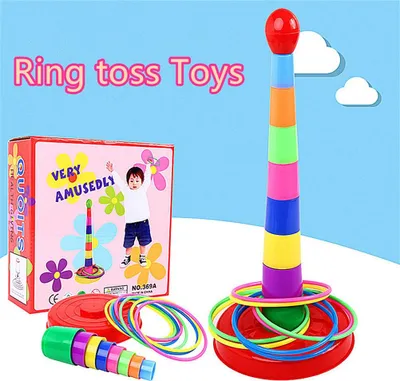 Immagine prodotto di Set di giochi sportivi colorati per bambini, tazze impilabili, set di giocattoli, giochi interattivi all'aperto