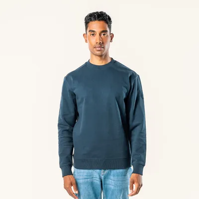 Produktbild von Herren-Pullover „Salvo“ in Deep Sea von Living Crafts