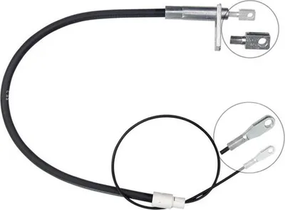 Produktbild von A.B.S. Handbremsseil Seilzug Feststellbremse passend für MERCEDES-BENZ A-Klasse (W168) Hinten Links K18552