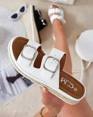 Obrázek produktu pro Royalfashion Dámské žabky s přezkami Ossfo, velikost 36
