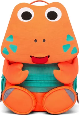 Produktbild von Affenzahn Großer Freund Krabbe Neon Kindergartenrucksack