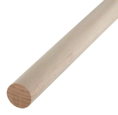 Produktbild von SOTECH Rundstab Buche Ø 30 mm, Länge 800 mm – Holzstab für Schrank, Kleiderstange