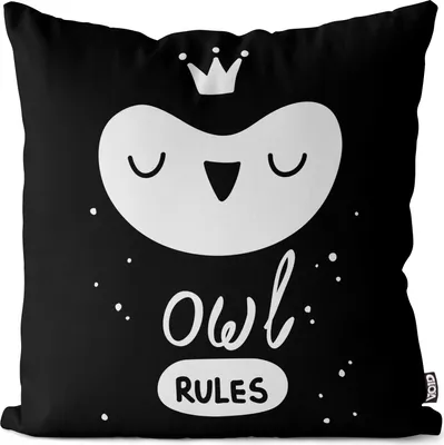 Produktbild von VOID Eule Vogel Cartoon Kissenbezug Kissenhülle Sofakissen Kissen Deko Outdoor-Kissen Dekokissen