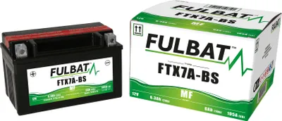 Zdjęcie produktu dla Akumulator FULBAT FUL MF - FTX7A-BS / YTX7A-BS (suchy, bezobsługowy, kwas w zestawie)