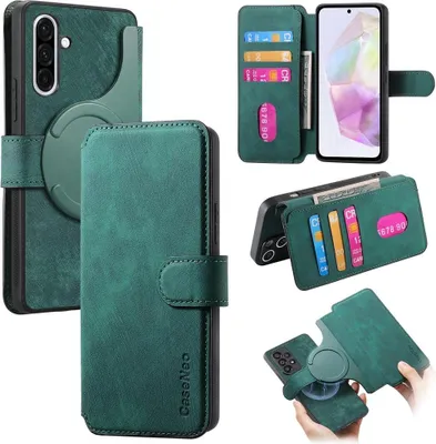 Produktbild von Samsung Galaxy A36 Hülle - CaseNeo 2-in-1 Klapphülle & Back Cover - Grün
