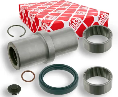 Produktbild von FEBI BILSTEIN Reparatursatz Achsschenkelbolzen 26285 Vorne Links unten Vorne Rechts passend für MERCEDES-BENZ ACTROS 12mm 16mm 126mm 27mm 55mm 54mm