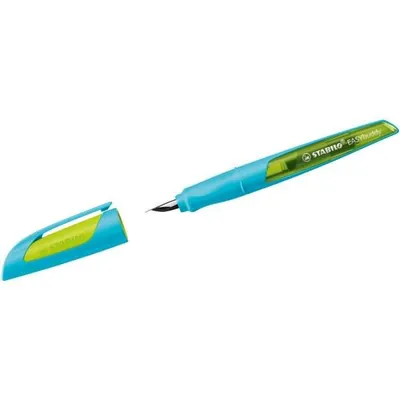 Produktbild von STABILO EASYbuddy - ergonomischer Füller - FRESH Edition - Feder L - hellblau/limette