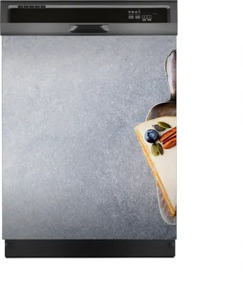 Produktbild von Aufkleber sticker 60x70 cm Dekorative folie Spülmaschine - Karottenkuchen mit Blaubeere