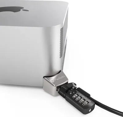 Produktbild von Compulocks Mac Studio Secure Lock Slot Adapter With Keyed Cable Lock - Sicherheitsschloss - für Apple Mac Studio (Anfang 2022, Mitte 2022)