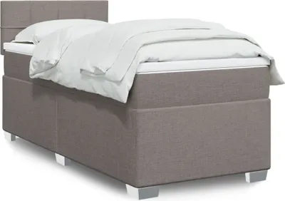 Produktbild von Maison Exclusive - Boxspringbett mit Matratze Taupe 90x200 cm Stoff