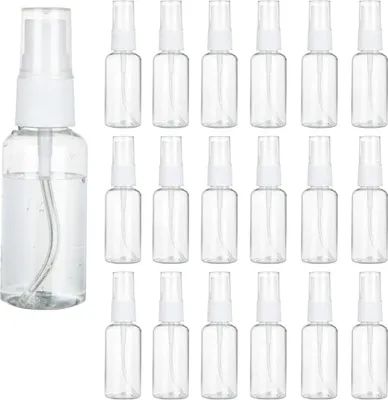 Produktbild von 20 Stück Sprühflaschen Kleine 30ml Mini zum Plastik Befüllen Parfüm