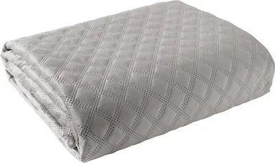 Produktbild von Tagesdecke, gesteppt, modern, Samt Velvi 220x240 022 Kühles Grau