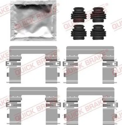 Produktbild von QUICK BRAKE 109-0200 Zubehörsatz Scheibenbremsbelag Vorne passend für PEUGEOT 5008 II für KIA Sportage V (NQ5)