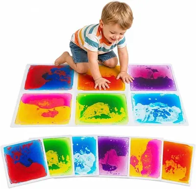 Imagen del producto de 6 baldosas sensoriales, 30 x 30 cm
