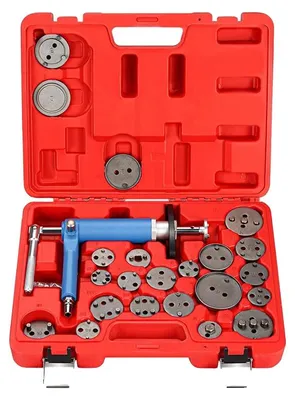 Image de Kit d'outils pour la compression des pistons, modèle pneumatique, ensemble de 23 pièces