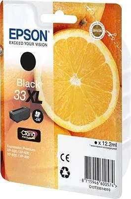 Immagine prodotto di Epson 33 - High Capacity - Schwarz - Original - Blisterverpackung - Tintenpatrone (C13T33514010)
