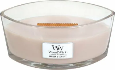Produktbild von WoodWick - Vanilla & Sea Salt Ship (Vanille und Meersalz) - Duftkerze 453,6g