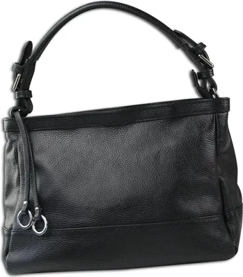 Produktbild von Toscanto Leder Tasche Schultertasche schwarz OTT165SS1