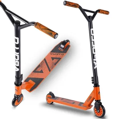 Productafbeelding van Stunt Step - Trick Step - Stadsverkenning - Robuust Aluminium Frame - 100 mm Wielen - Oranje