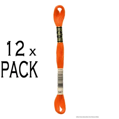 Zdjęcie produktu dla 12x nić hafciarska DMC Mouline Special 117MC -947, 6-warstwowa, 8m, PU