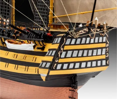 Produktbild von Revell H.M.S. Victory, Modell eines Marineschiffs, Montagesatz, 1:225, H.M.S. Victory, H.M.S. Victory, Fortgeschritten