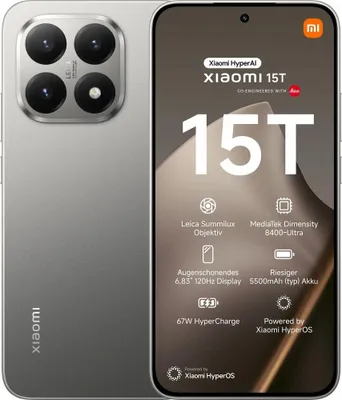 Xiaomi 15T 5G 12GB/512GB Grau (Gray) Dual-SIM