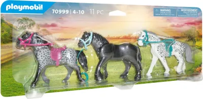 Produktbild von PLAYMOBIL Country 70999 3 Pferde: Friese, Knabstrupper & Andalusier