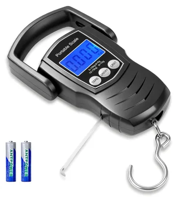 Image de Balance numérique pour bagages, capacité de 75 kg, balance portable pour bagages avec écran LCD