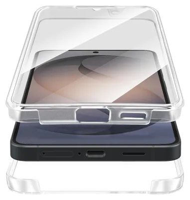 Image de Avizar, coque en silicone à protection intégrale à 360° pour Galaxy S26, transparente