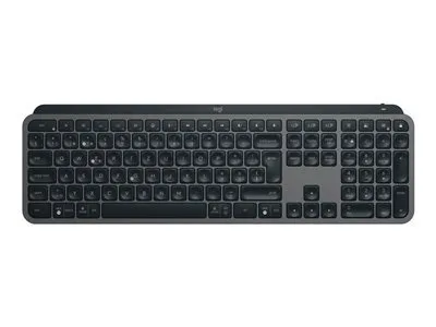 Immagine prodotto di Logitech MX Keys S - Dimensioni complete (100%), RF Wireless + Bluetooth, interruttore a forbice, QWERTY, LED, grafite | 920-011586