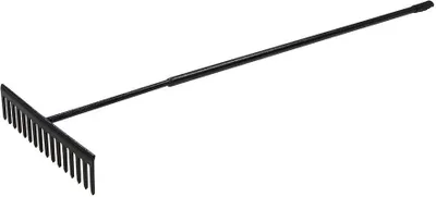 Produktbild von Silverline Asphaltrechen aus geschmiedetem Stahl mit 16 Zinken, Stahlrohrstiel, 3,2 kg