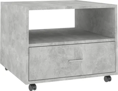 Obrázok produktu pre vidaXL Konferenčný stolík Concrete Grey 55x55x40 cm Drevo Materiál