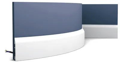 Image de Orac Decor SX172F AXXENT Plinthe Moulure flexible Moulure décorative Plinthe 2 m