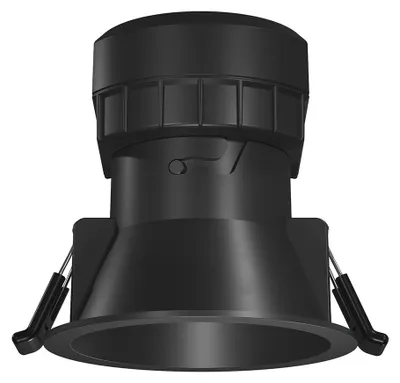 Zdjęcie produktu dla Pulcom R 8W LED 38°: czarny matowy reflektor wpuszczany do wnętrz Beneito & Faure z przełącznikiem CCT (2700K/3200K/4000K)
