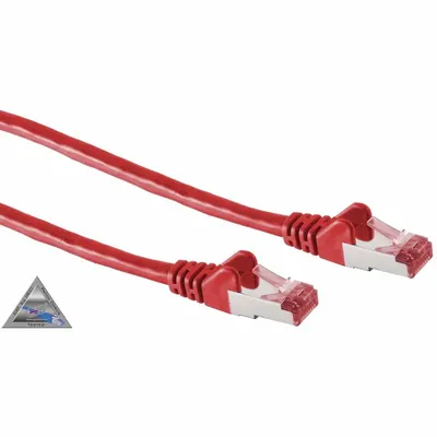 Productafbeelding van Cat6A S/FTP PIMF patchkabel, halogeenvrij, rood, 15 meter