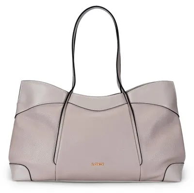 Image de L.CREDI sac shopper sac à épaule bandoulière Sigrid Shopper Dusty taupe