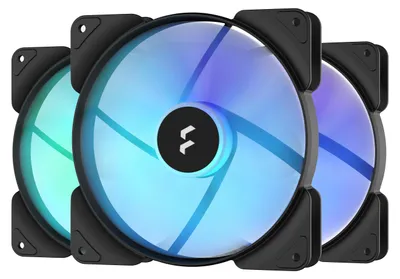 Produktbild von Fractal Design Aspect 14 RGB PWM, Ventilator, 14 cm, 500 RPM, 1700 RPM, 132,5 m³/h, Schwarz